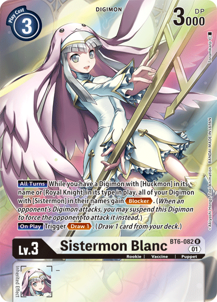 Sistermon Blanc [BT6-082] (Alternate Art) [Double Diamond] | Shuffle n Cut Hobbies & Games