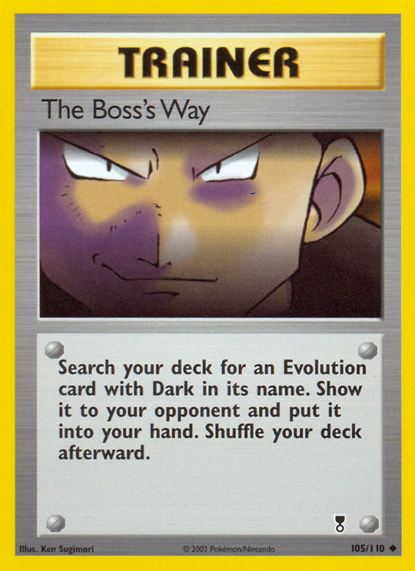 The Boss's Way (105/110) [Legendary Collection] | Shuffle n Cut Hobbies & Games