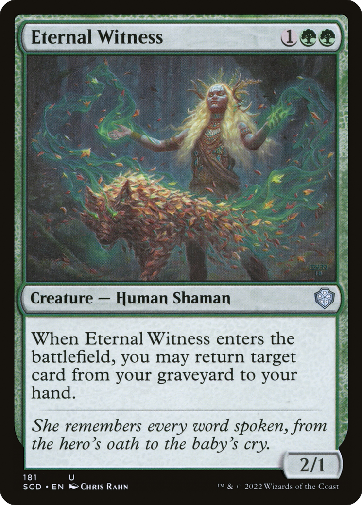 Eternal Witness [Starter Commander Decks] | Shuffle n Cut Hobbies & Games