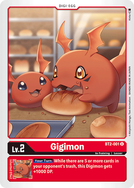 Gigimon [BT2-001] [Release Special Booster Ver.1.5] | Shuffle n Cut Hobbies & Games