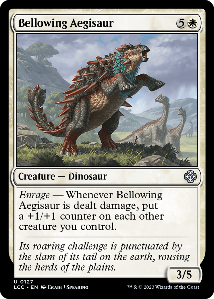 Bellowing Aegisaur [The Lost Caverns of Ixalan Commander] | Shuffle n Cut Hobbies & Games