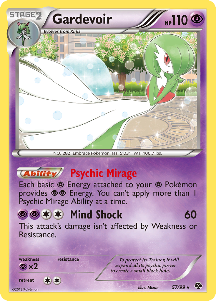 Gardevoir (57/99) [Black & White: Next Destinies] | Shuffle n Cut Hobbies & Games