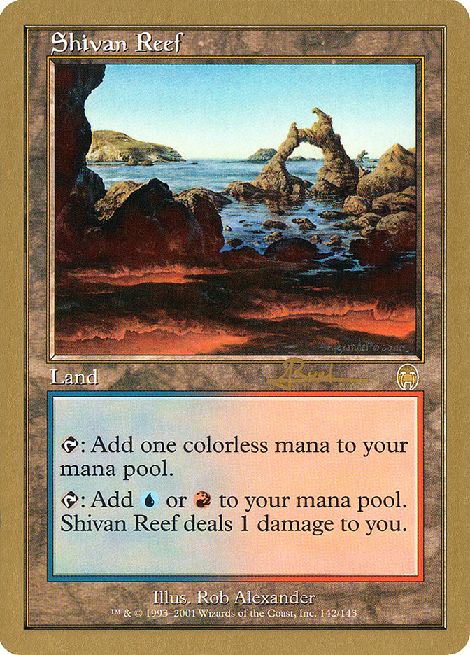 Shivan Reef (Antoine Ruel) [World Championship Decks 2001] | Shuffle n Cut Hobbies & Games