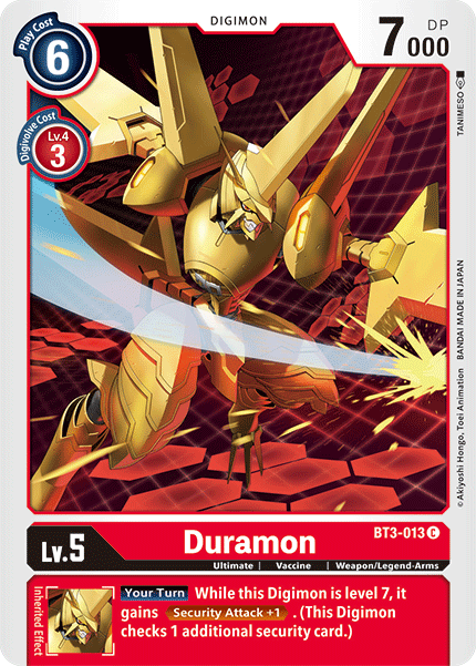 Duramon [BT3-013] [Release Special Booster Ver.1.5] | Shuffle n Cut Hobbies & Games