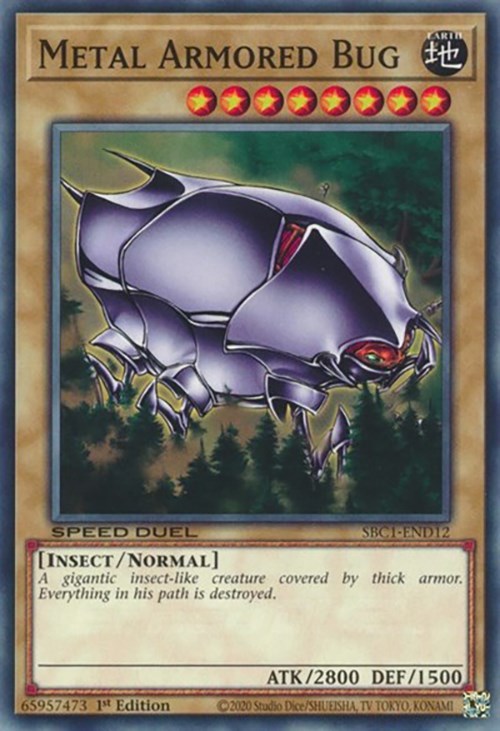 Metal Armored Bug [SBC1-END12] Common | Shuffle n Cut Hobbies & Games