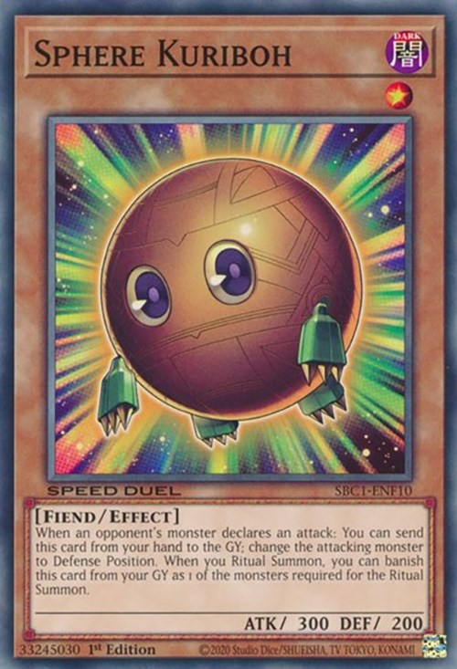 Sphere Kuriboh [SBC1-ENF10] Common | Shuffle n Cut Hobbies & Games