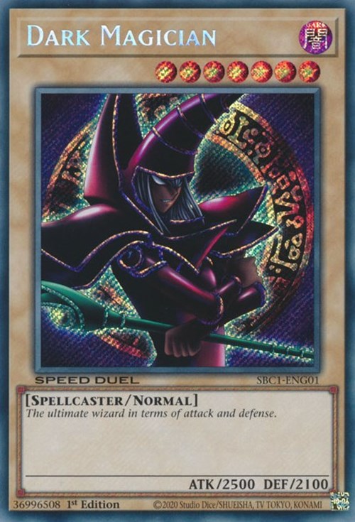 Dark Magician [SBC1-ENG01] Secret Rare | Shuffle n Cut Hobbies & Games