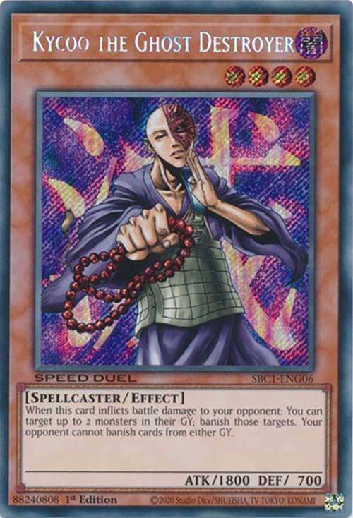 Kycoo the Ghost Destroyer [SBC1-ENG06] Secret Rare | Shuffle n Cut Hobbies & Games