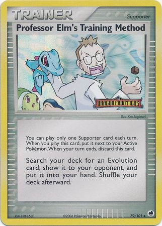 Professor Elm's Training Method (79/101) (Stamped) [EX: Dragon Frontiers] | Shuffle n Cut Hobbies & Games