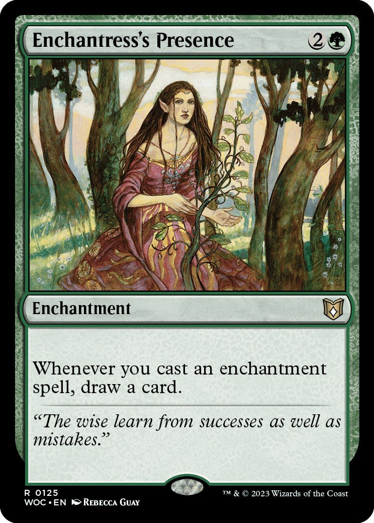 Enchantress's Presence [Wilds of Eldraine Commander] | Shuffle n Cut Hobbies & Games