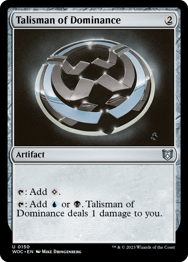 Talisman of Dominance [Wilds of Eldraine Commander] | Shuffle n Cut Hobbies & Games