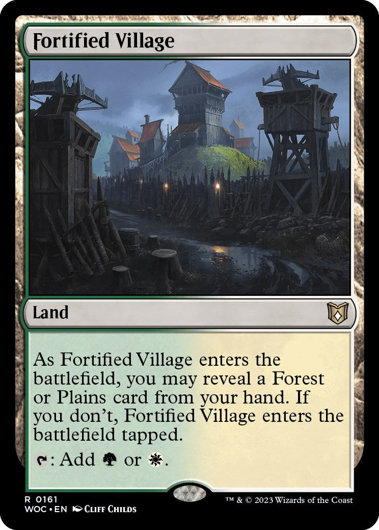 Fortified Village [Wilds of Eldraine Commander] | Shuffle n Cut Hobbies & Games