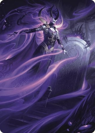 Ashiok, Wicked Manipulator Art Card (10/81) [Wilds of Eldraine Art Series] | Shuffle n Cut Hobbies & Games