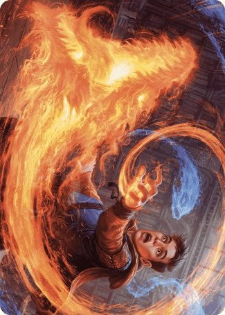 Frantic Firebolt Art Card [Wilds of Eldraine Art Series] | Shuffle n Cut Hobbies & Games