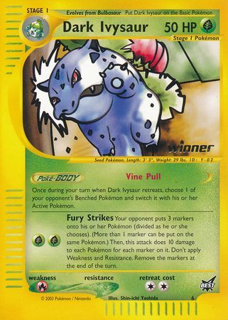 Dark Ivysaur (6) (Winner) [Best of Promos] | Shuffle n Cut Hobbies & Games