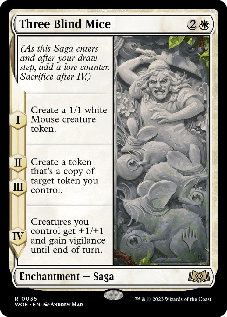 Three Blind Mice (Promo Pack) [Wilds of Eldraine Promos] | Shuffle n Cut Hobbies & Games