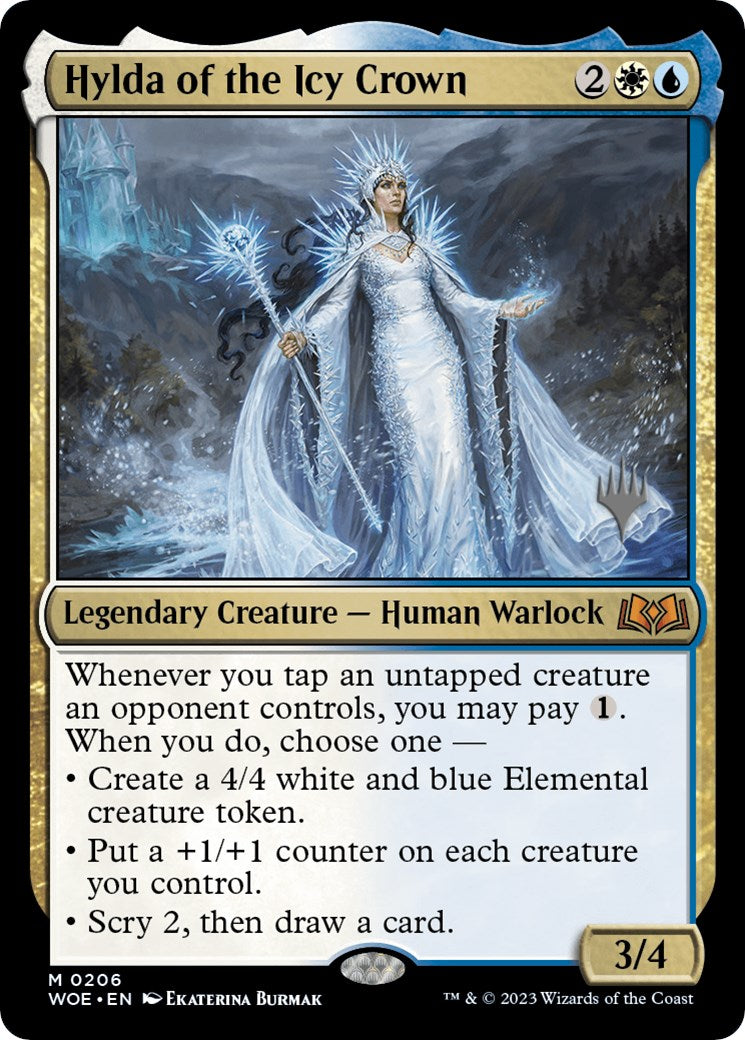 Hylda of the Icy Crown (Promo Pack) [Wilds of Eldraine Promos] | Shuffle n Cut Hobbies & Games