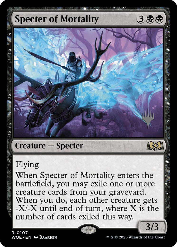 Specter of Mortality (Promo Pack) [Wilds of Eldraine Promos] | Shuffle n Cut Hobbies & Games