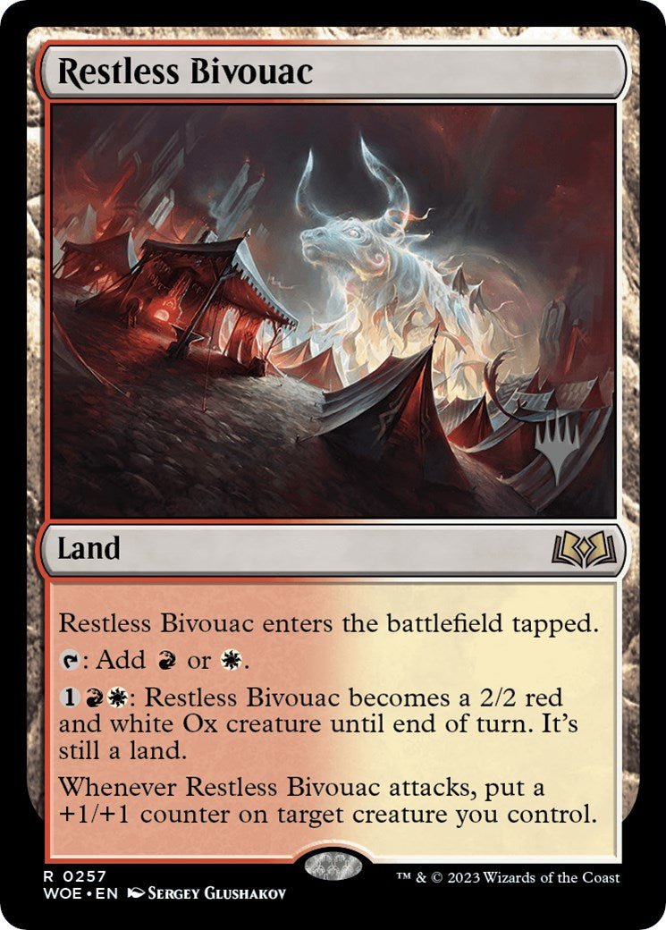 Restless Bivouac (Promo Pack) [Wilds of Eldraine Promos] | Shuffle n Cut Hobbies & Games