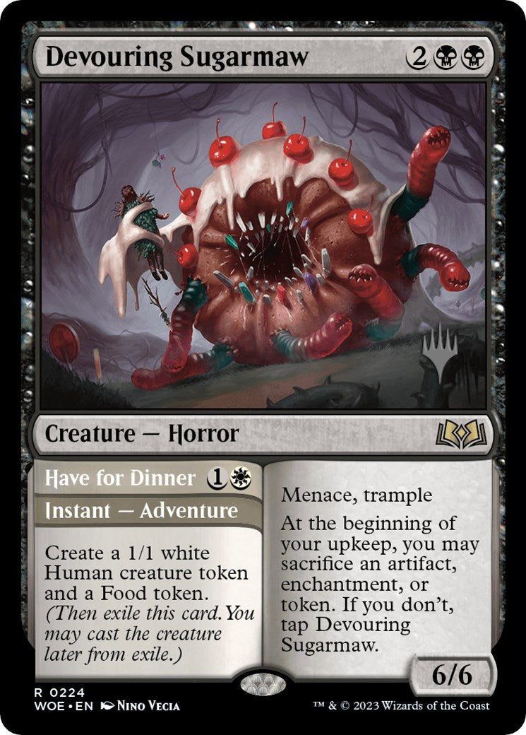 Devouring Sugarmaw // Have for Dinner(Promo Pack) [Wilds of Eldraine Promos] | Shuffle n Cut Hobbies & Games