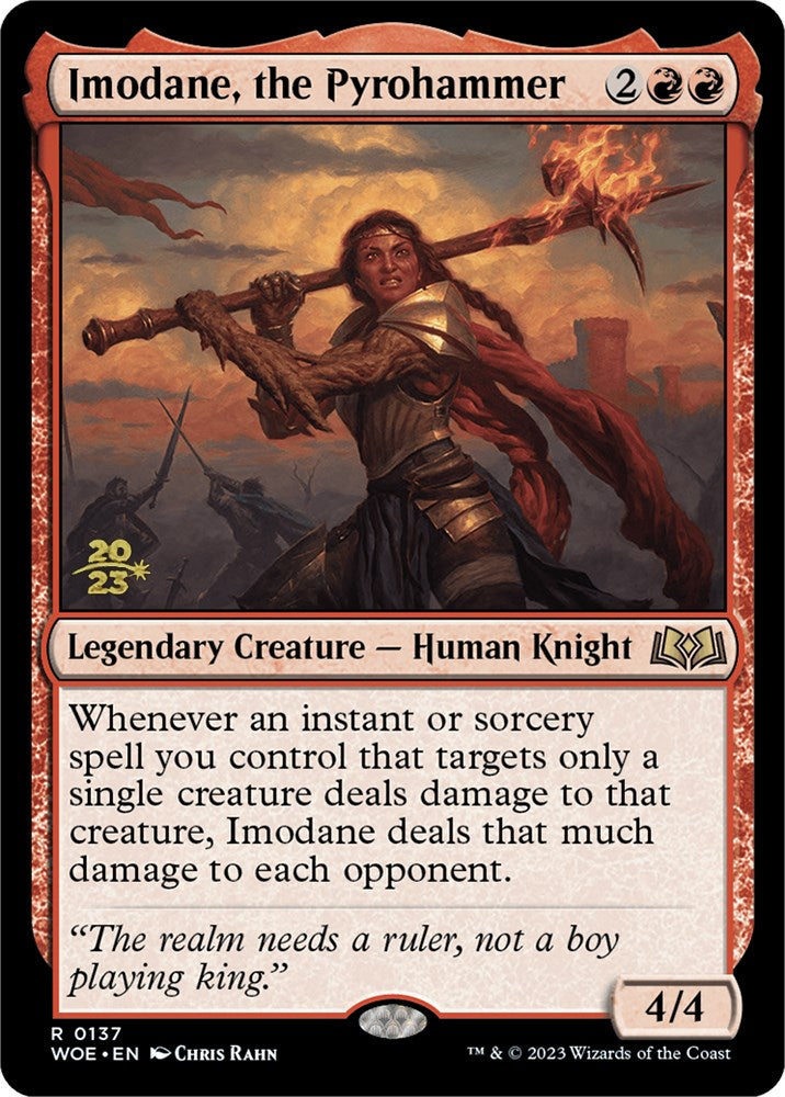 Imodane, the Pyrohammer [Wilds of Eldraine Prerelease Promos] | Shuffle n Cut Hobbies & Games