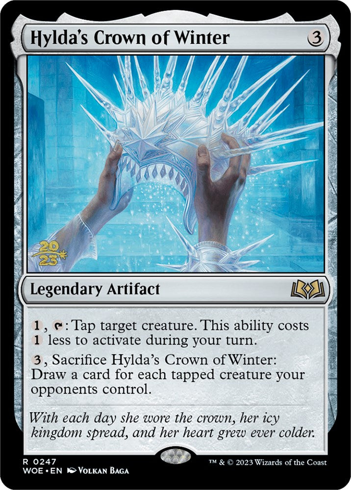 Hylda's Crown of Winter [Wilds of Eldraine Prerelease Promos] | Shuffle n Cut Hobbies & Games