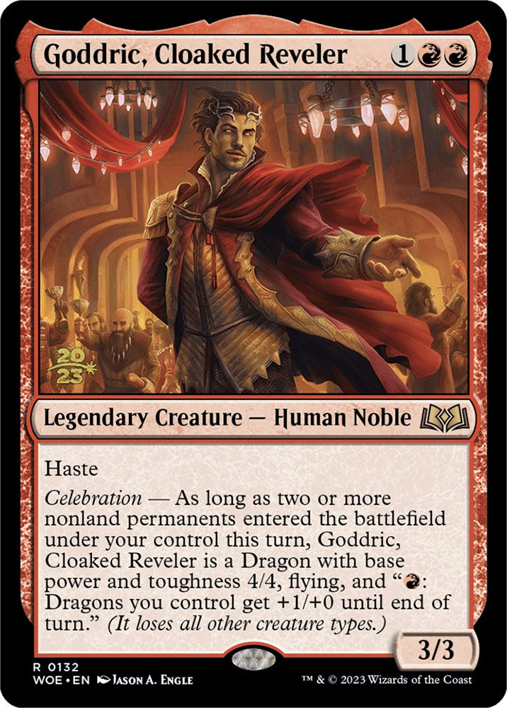 Goddric, Cloaked Reveler [Wilds of Eldraine Prerelease Promos] | Shuffle n Cut Hobbies & Games