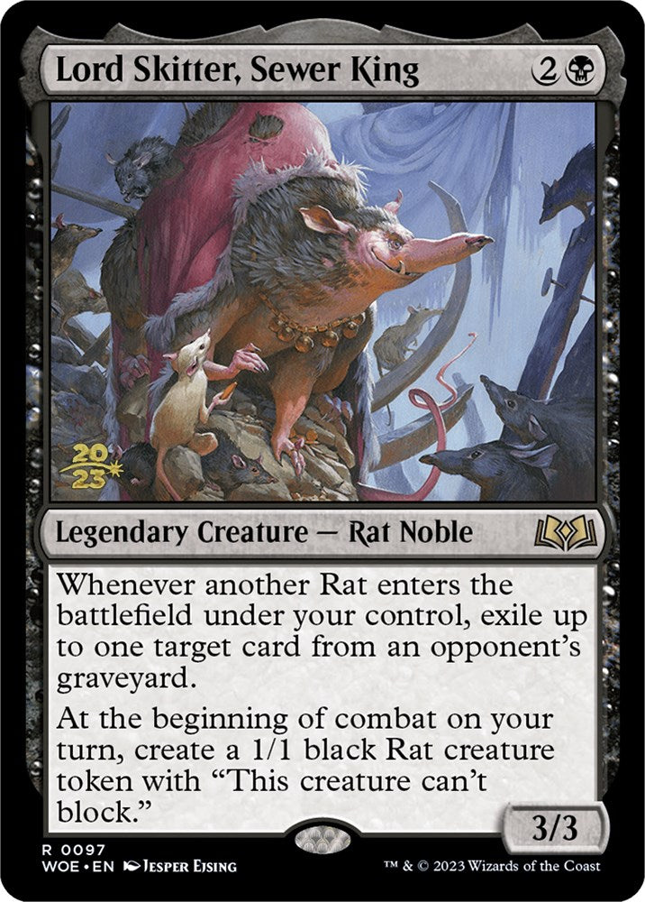 Lord Skitter, Sewer King [Wilds of Eldraine Prerelease Promos] | Shuffle n Cut Hobbies & Games