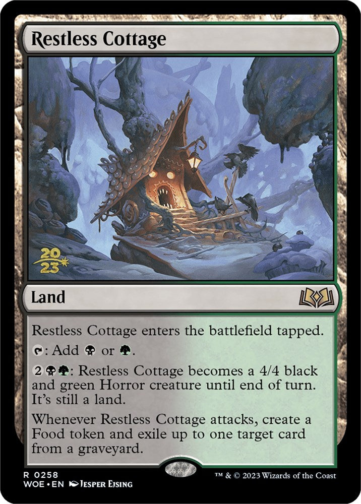 Restless Cottage [Wilds of Eldraine Prerelease Promos] | Shuffle n Cut Hobbies & Games