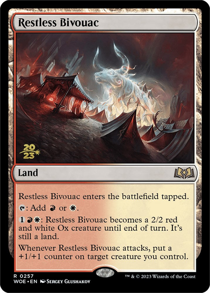 Restless Bivouac [Wilds of Eldraine Prerelease Promos] | Shuffle n Cut Hobbies & Games