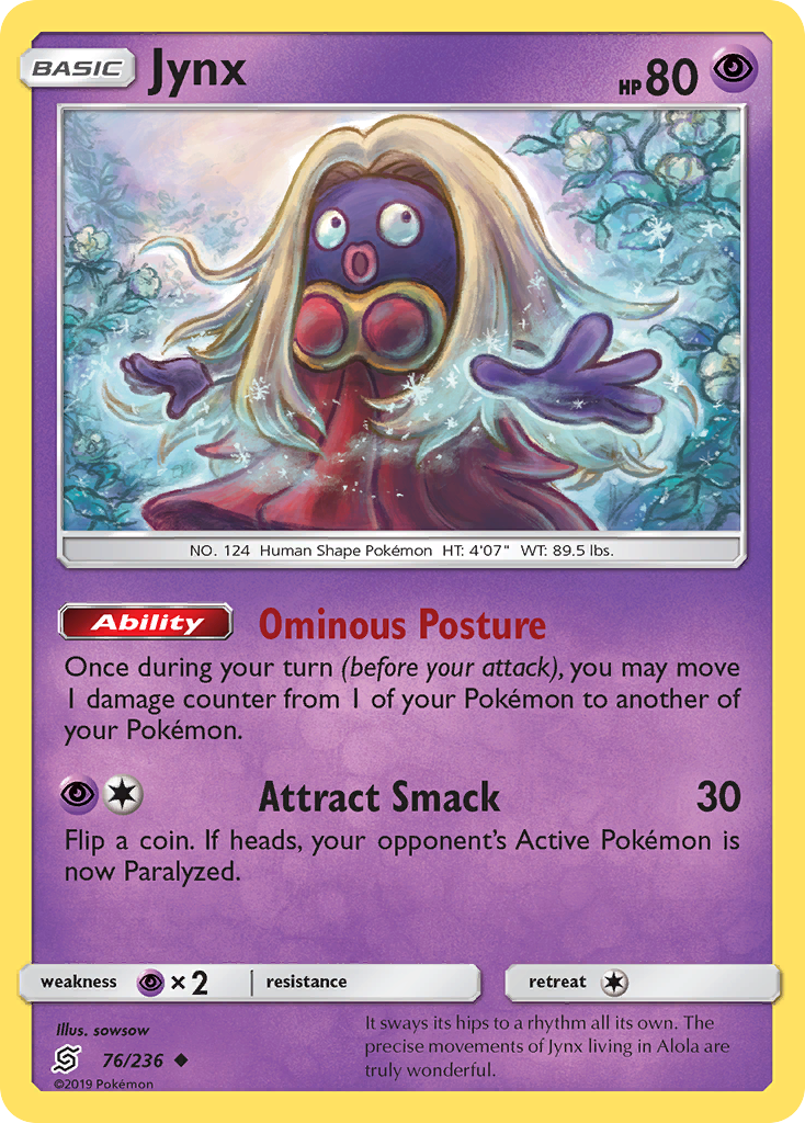 Jynx (76/236) [Sun & Moon: Unified Minds] | Shuffle n Cut Hobbies & Games