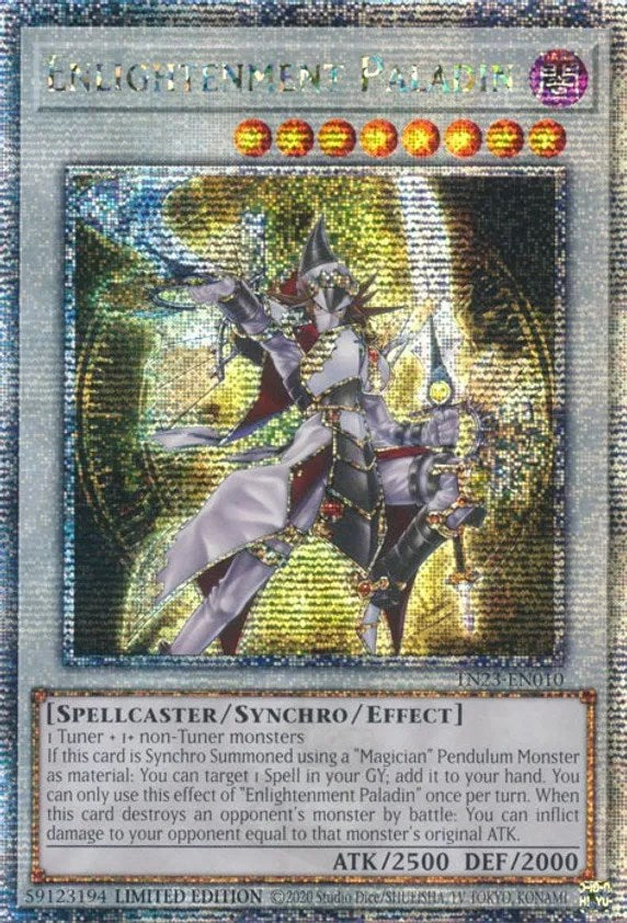 Enlightenment Paladin [TN23-EN010] Quarter Century Secret Rare | Shuffle n Cut Hobbies & Games