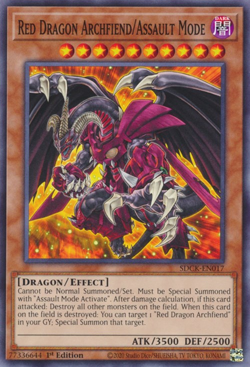 Red Dragon Archfiend/Assault Mode [SDCK-EN017] Common | Shuffle n Cut Hobbies & Games