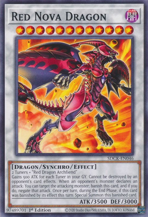 Red Nova Dragon [SDCK-EN046] Common | Shuffle n Cut Hobbies & Games