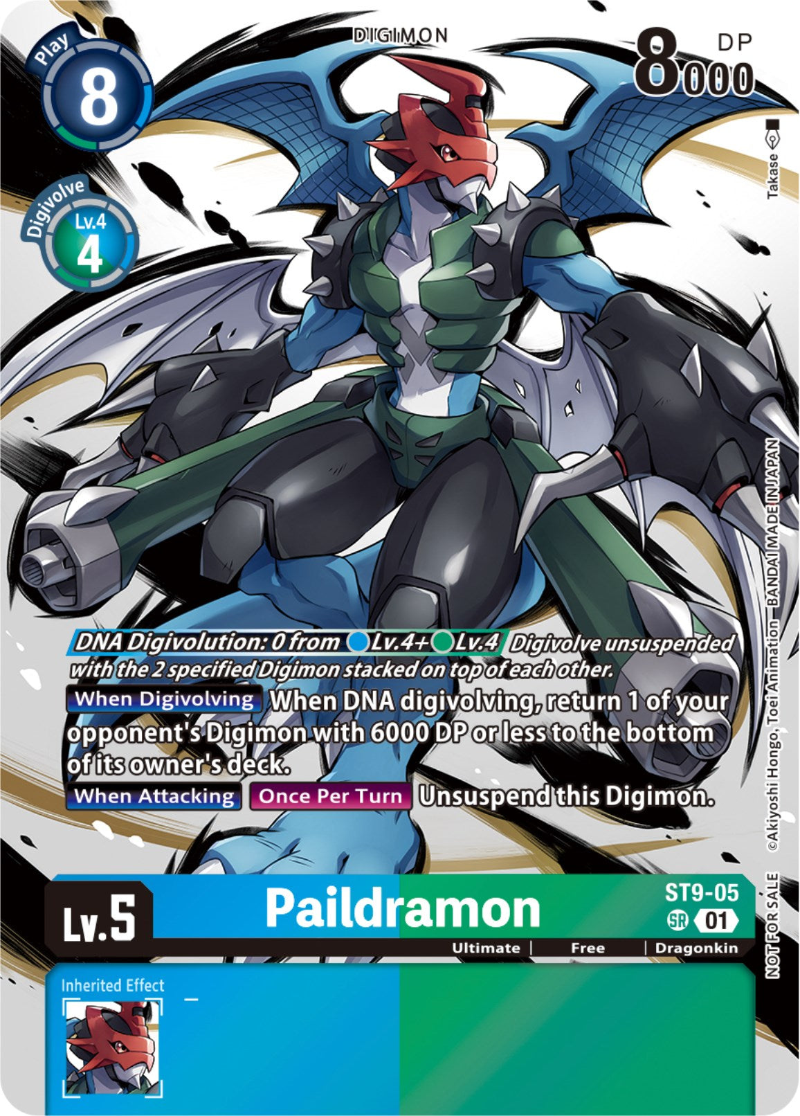 Paildramon [ST9-05] (Tamer Party Pack -The Beginning-) [Starter Deck: Ultimate Ancient Dragon] | Shuffle n Cut Hobbies & Games