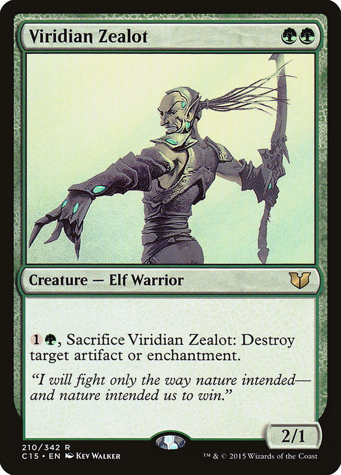 Viridian Zealot [Commander 2015] | Shuffle n Cut Hobbies & Games