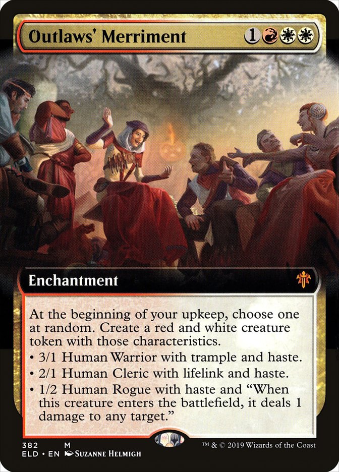 Outlaws' Merriment (Extended Art) [Throne of Eldraine] | Shuffle n Cut Hobbies & Games