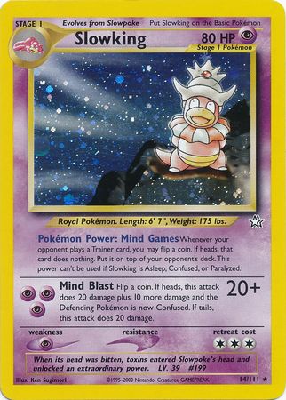 Slowking (14/111) [Neo Genesis Unlimited] | Shuffle n Cut Hobbies & Games