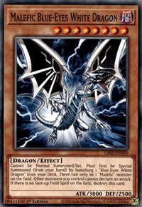 Malefic Blue-Eyes White Dragon [LDS2-EN005] Common | Shuffle n Cut Hobbies & Games