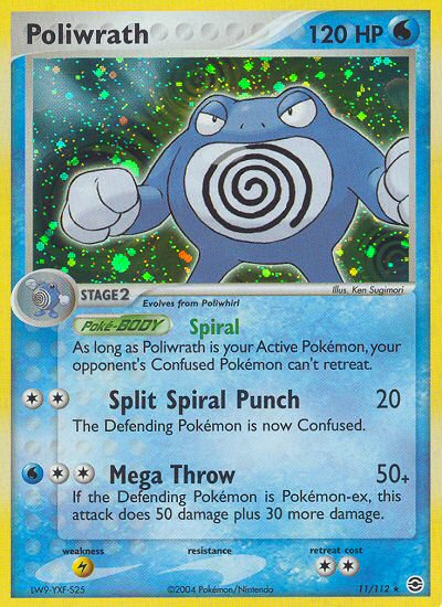 Poliwrath (11/112) [EX: FireRed & LeafGreen] | Shuffle n Cut Hobbies & Games