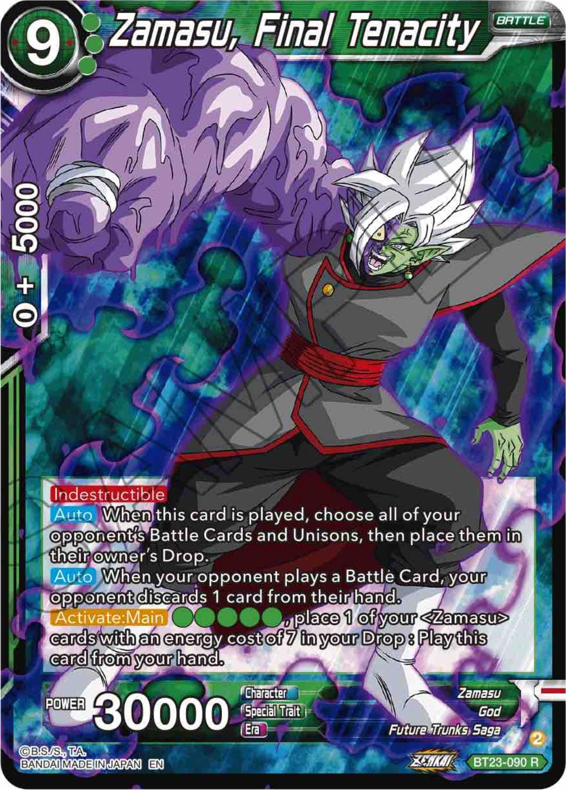 Zamasu, Final Tenacity (BT23-090) [Perfect Combination] | Shuffle n Cut Hobbies & Games