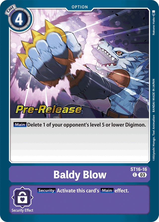 Baldy Blow [ST16-16] [Starter Deck: Wolf of Friendship Pre-Release Cards] | Shuffle n Cut Hobbies & Games