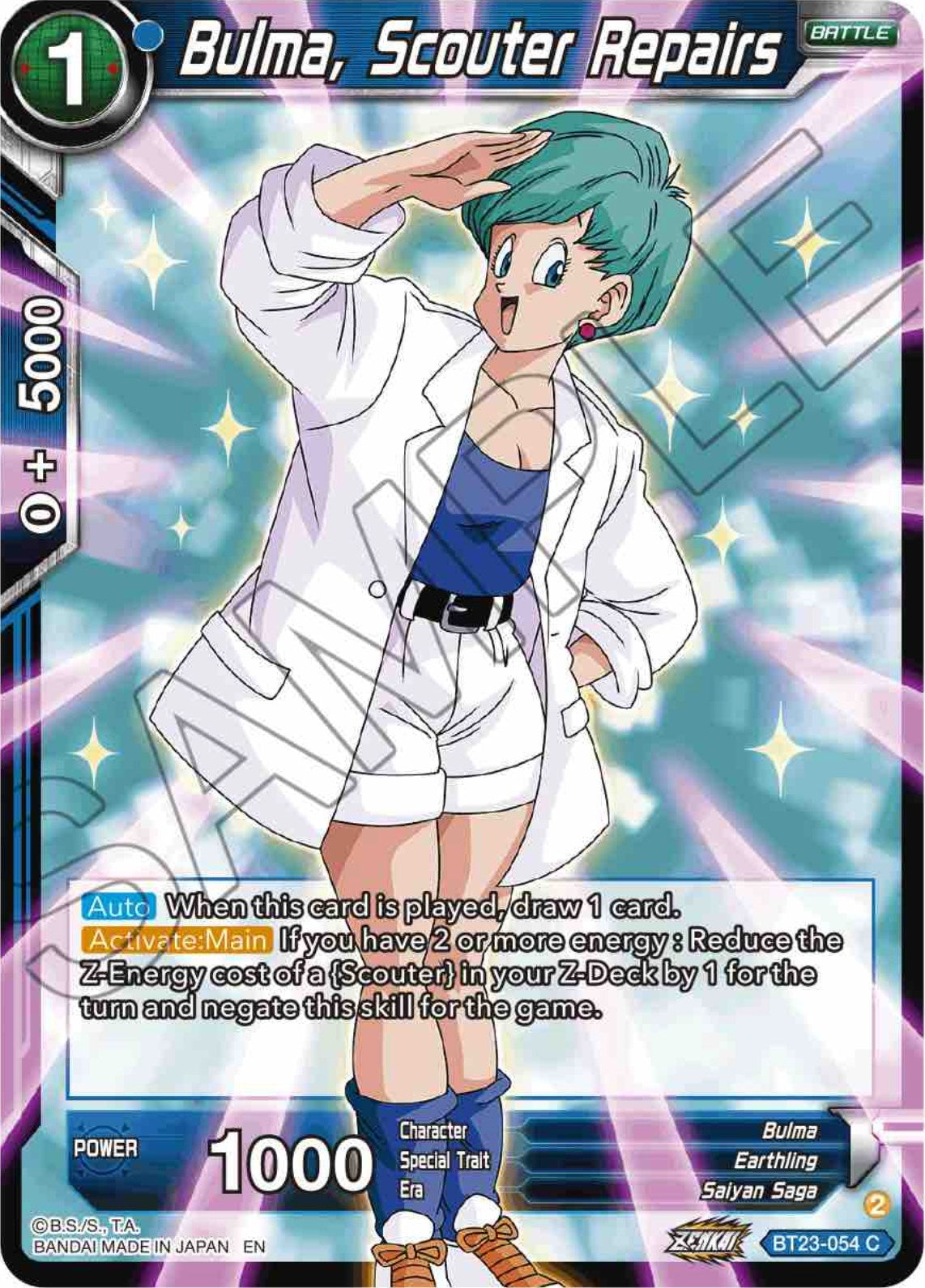 Bulma, Scouter Repairs (BT23-054) [Perfect Combination] | Shuffle n Cut Hobbies & Games