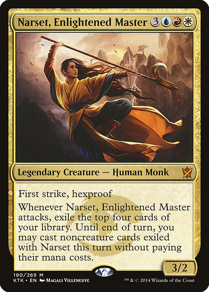 Narset, Enlightened Master [Khans of Tarkir] | Shuffle n Cut Hobbies & Games