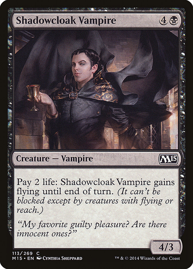 Shadowcloak Vampire [Magic 2015] | Shuffle n Cut Hobbies & Games