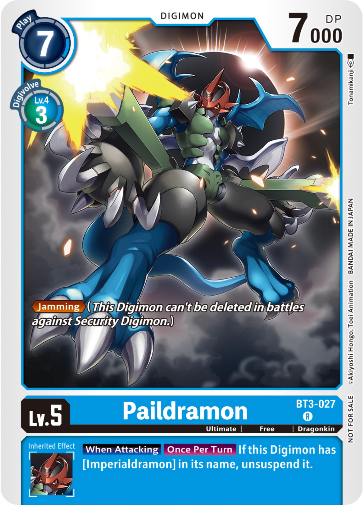 Paildramon [BT3-027] (NYCC 2023 Demo Deck) [Release Special Booster Ver.1.5] | Shuffle n Cut Hobbies & Games