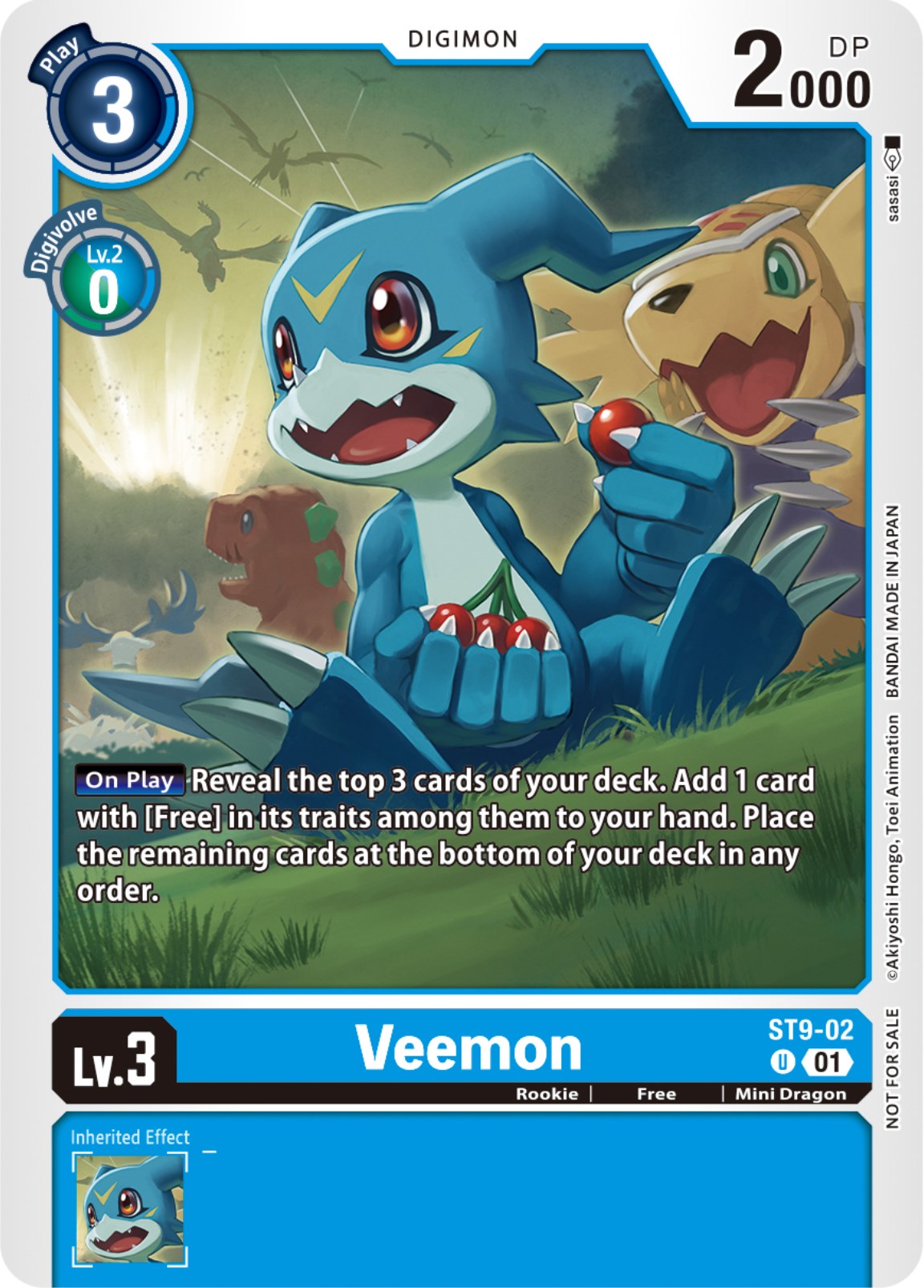 Veemon [ST9-02] (NYCC 2023 Demo Deck) [Starter Deck: Ultimate Ancient Dragon] | Shuffle n Cut Hobbies & Games