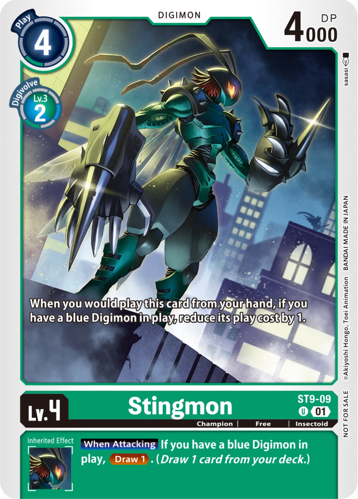 Stingmon [ST9-09] (NYCC 2023 Demo Deck) [Starter Deck: Ultimate Ancient Dragon] | Shuffle n Cut Hobbies & Games