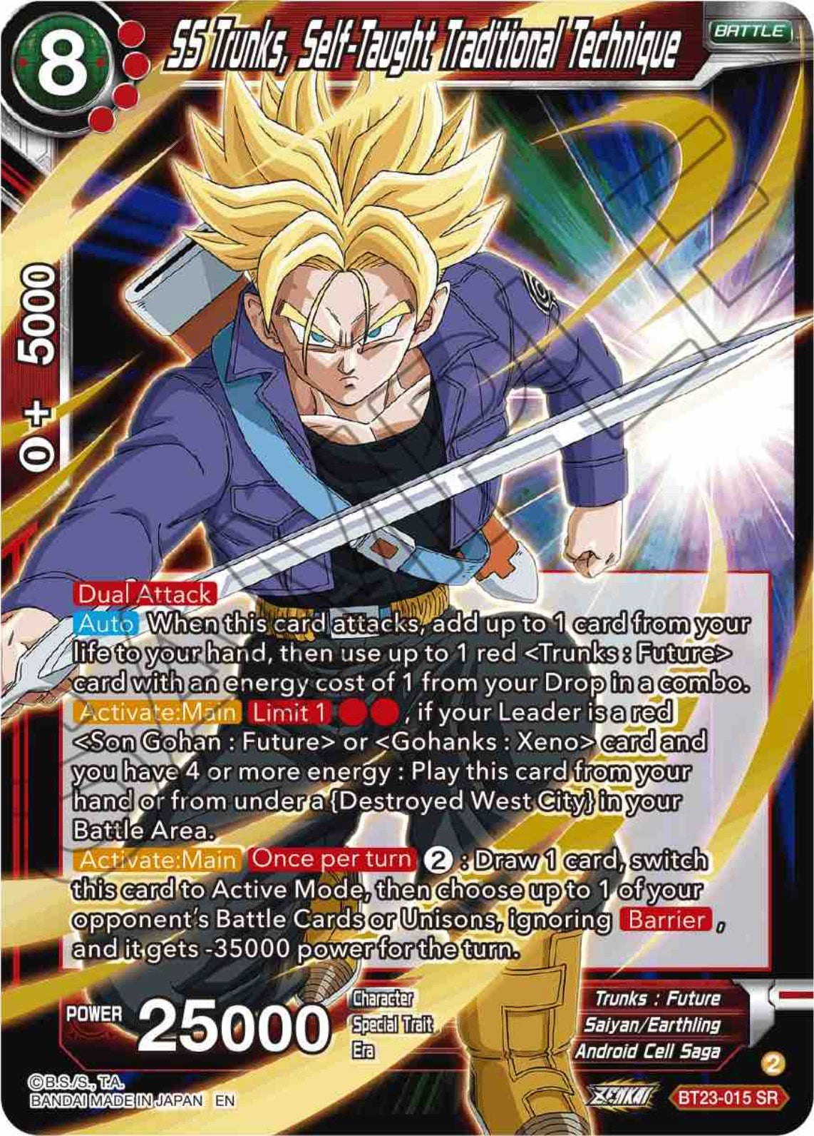 SS Trunks, Self-Taught Traditional Technique (BT23-015) [Perfect Combination] | Shuffle n Cut Hobbies & Games