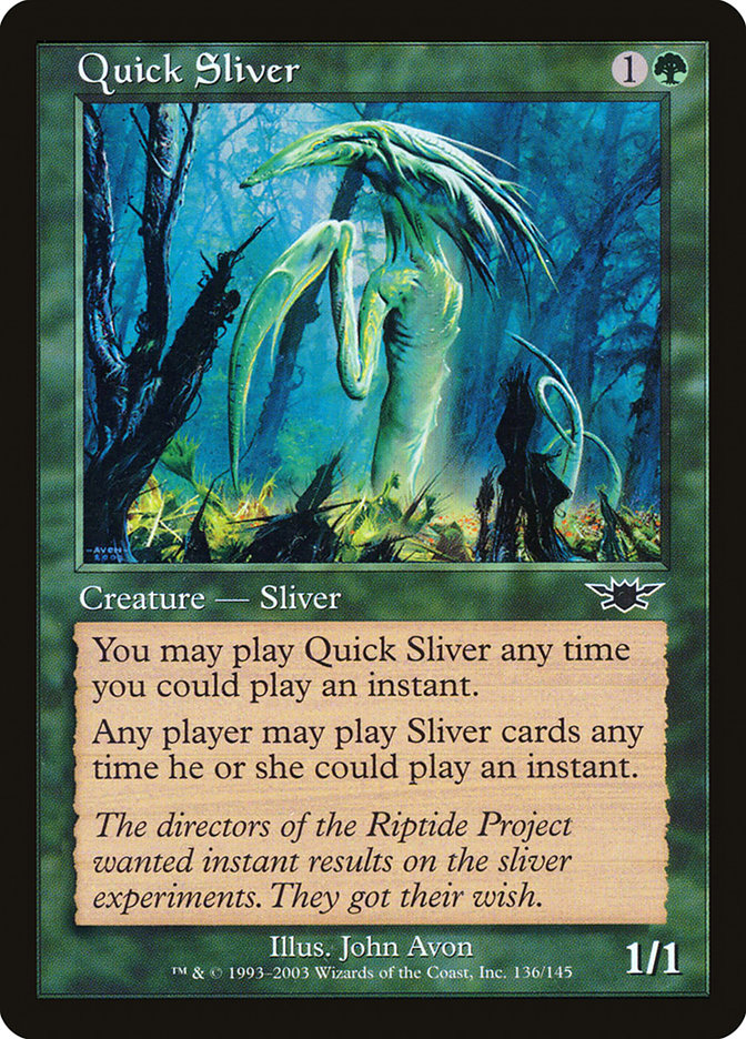 Quick Sliver [Legions] | Shuffle n Cut Hobbies & Games